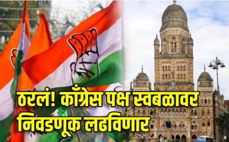 'मविआ’ला तडा! काँग्रेस पक्ष मुंबई महापालिका निवडणूक स्वबळावर लढवणार; प्रभारींची घोषणा